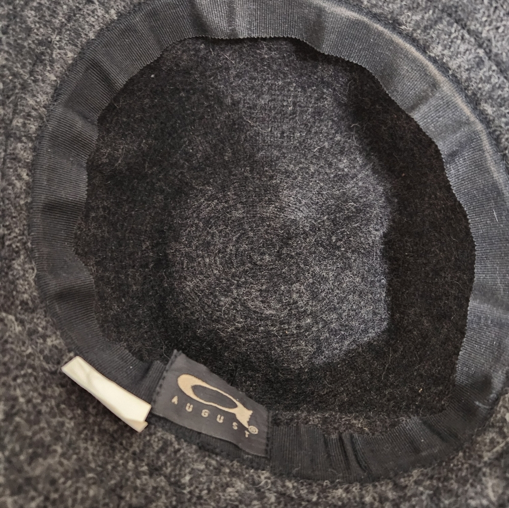 VINTAGE August Wool Gray Women's Hat - Picture 4 of 4